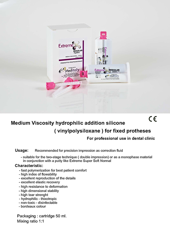 meditaly extreme regular hydro clinical silicones